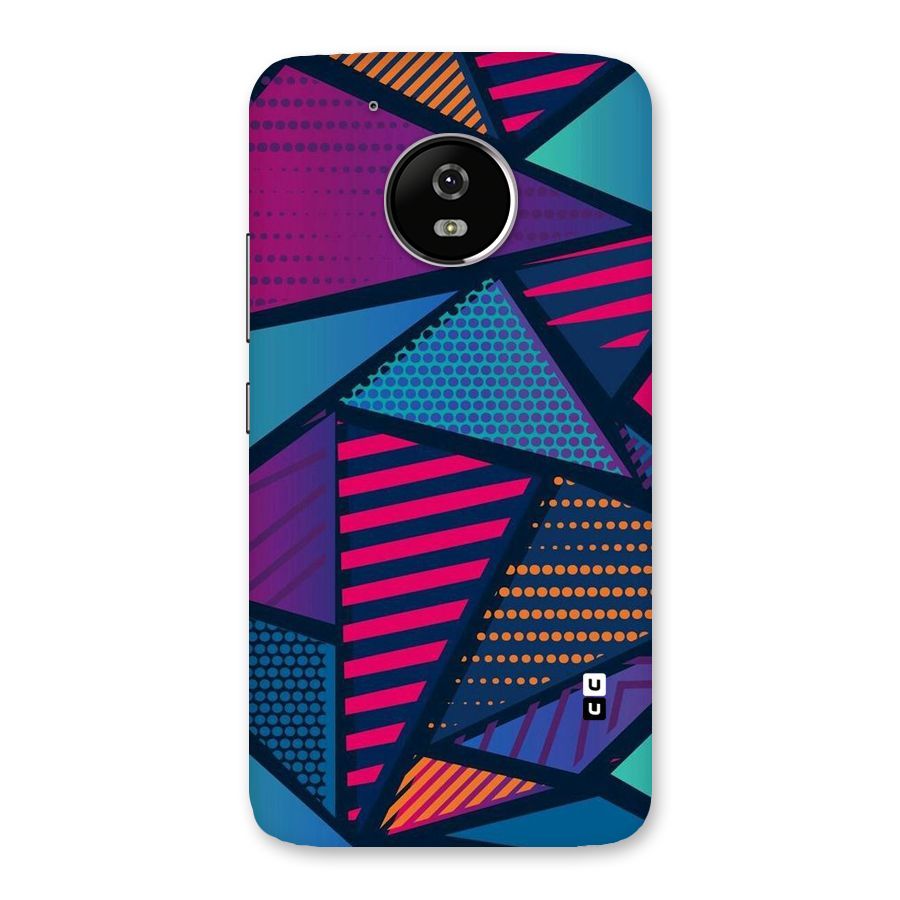 Abstract Lines Polka Back Case for Moto G5