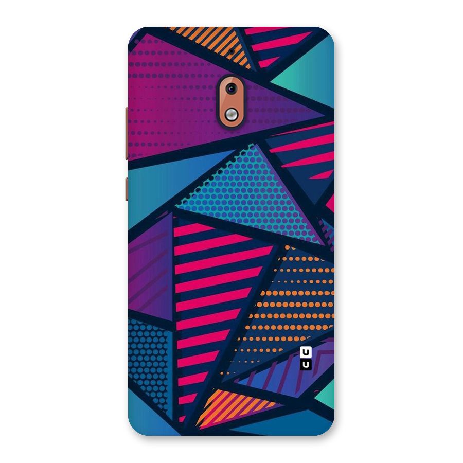 Abstract Lines Polka Back Case for Nokia 2.1