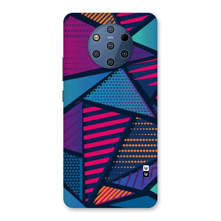 Abstract Lines Polka Back Case for Nokia 9 PureView