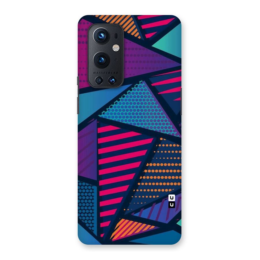 Abstract Lines Polka Back Case for OnePlus 9 Pro