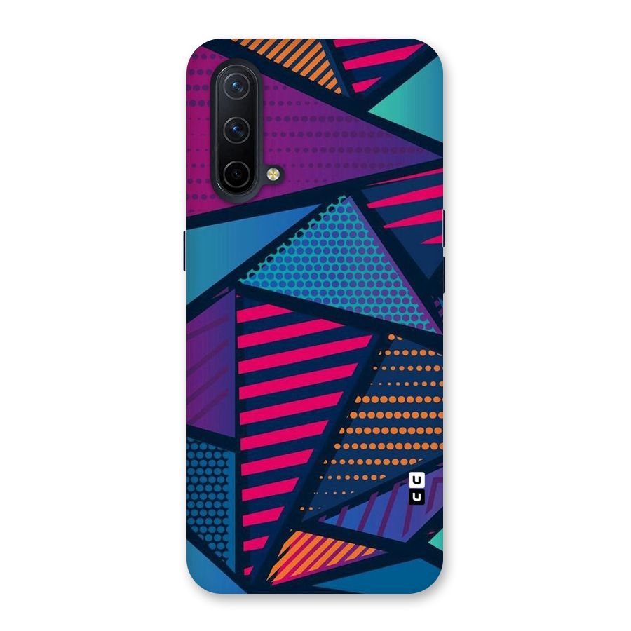 Abstract Lines Polka Back Case for OnePlus Nord CE 5G