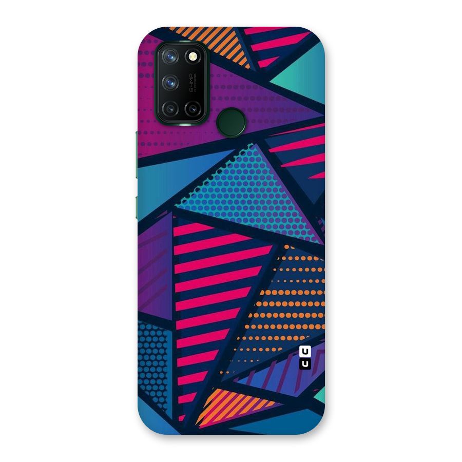 Abstract Lines Polka Back Case for Realme 7i
