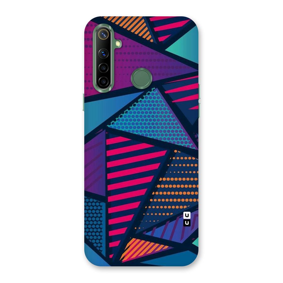 Abstract Lines Polka Back Case for Realme Narzo 10