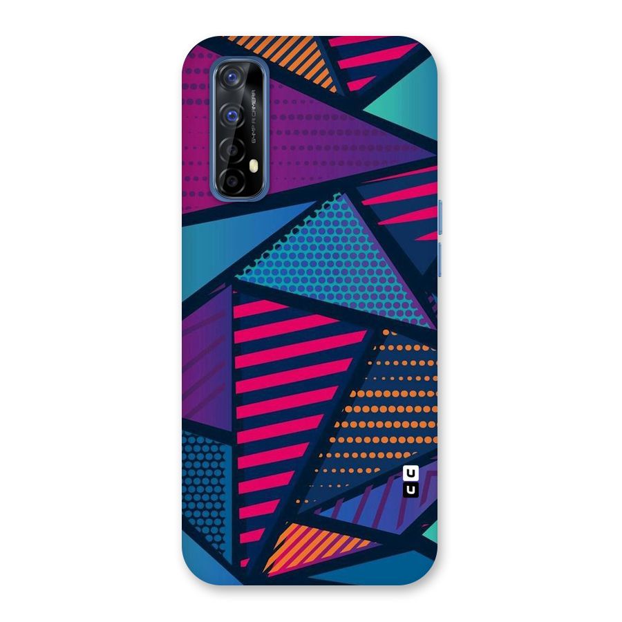 Abstract Lines Polka Back Case for Realme Narzo 20 Pro