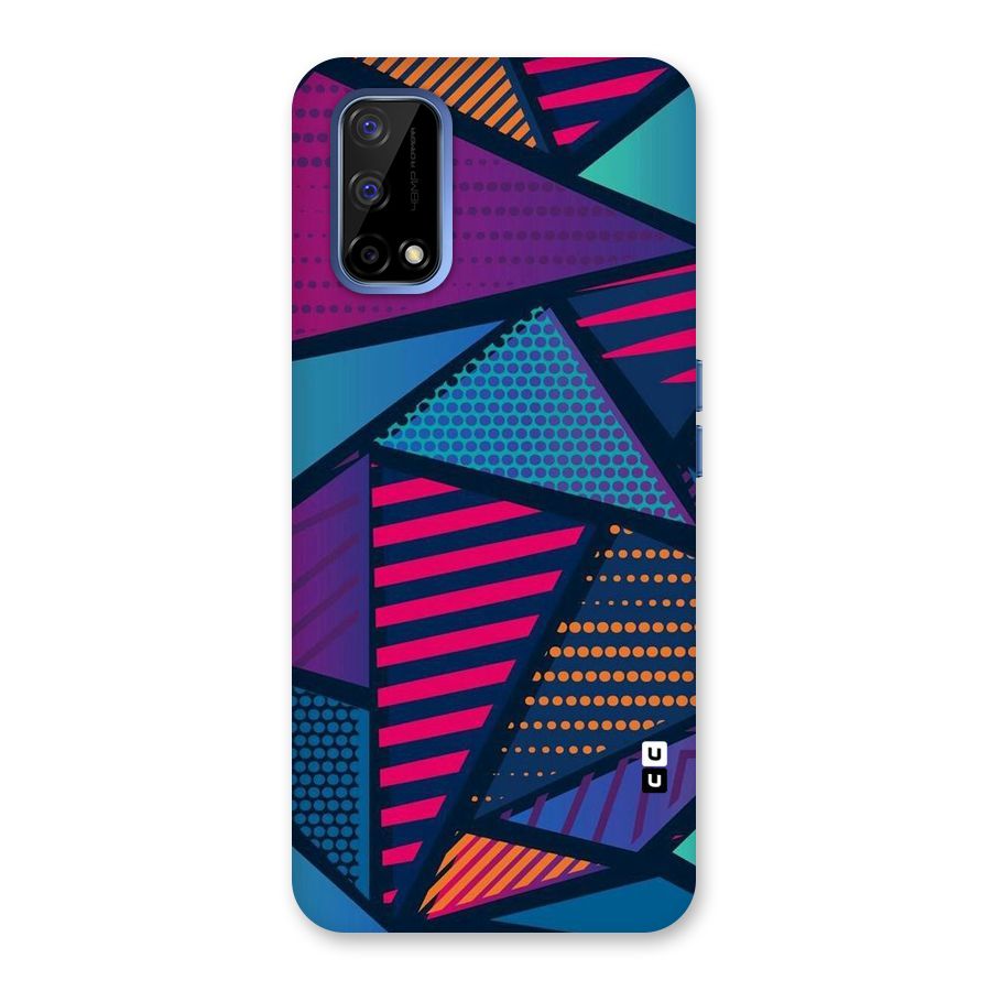 Abstract Lines Polka Back Case for Realme Narzo 30 Pro