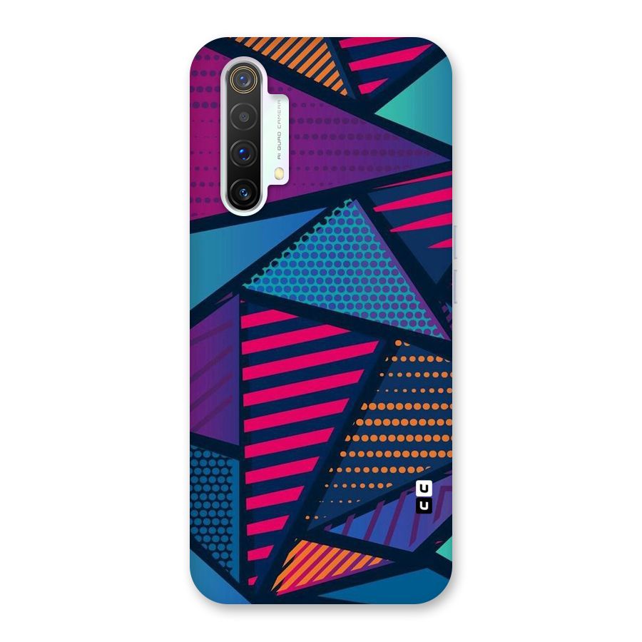 Abstract Lines Polka Back Case for Realme X3