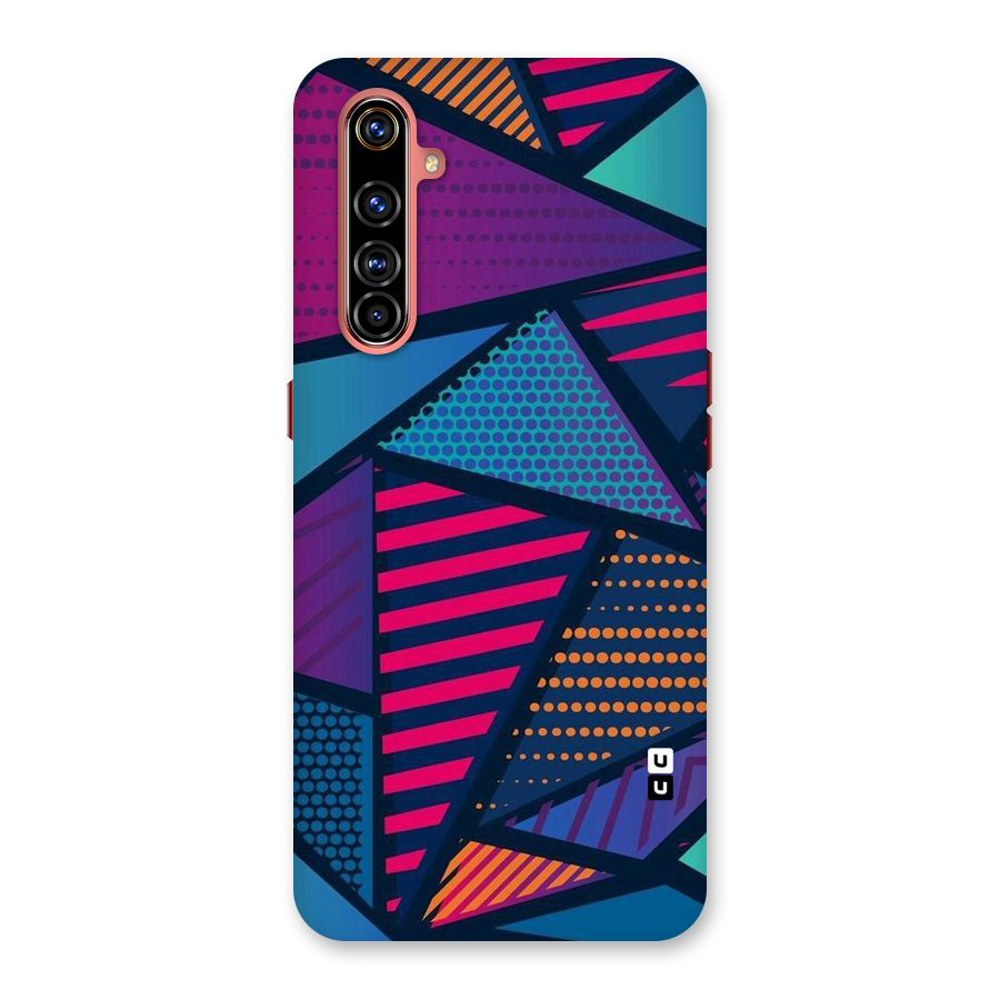 Abstract Lines Polka Back Case for Realme X50 Pro