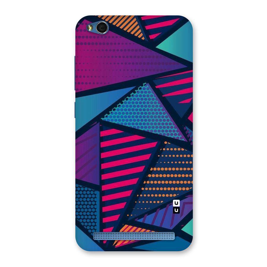 Abstract Lines Polka Back Case for Redmi 5A