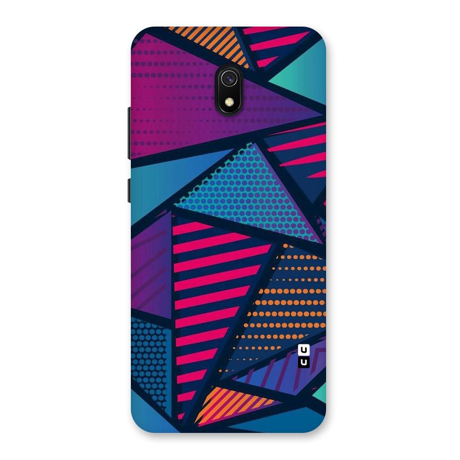 Abstract Lines Polka Back Case for Redmi 8A