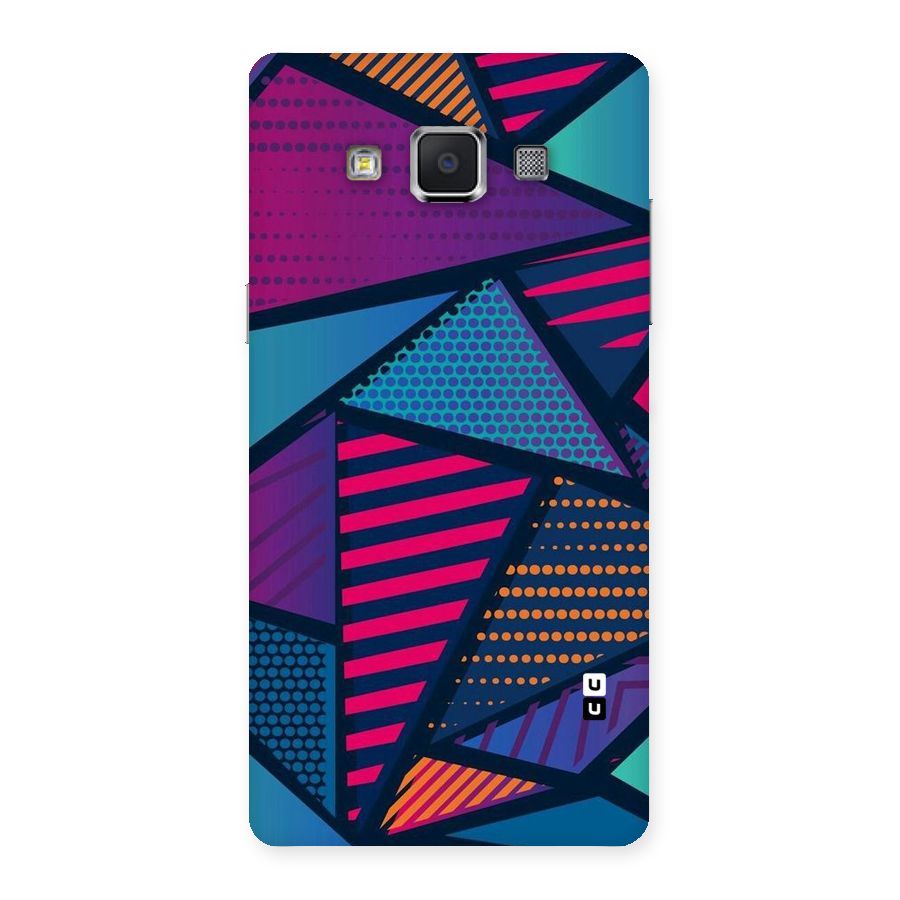 Abstract Lines Polka Back Case for Samsung Galaxy A5