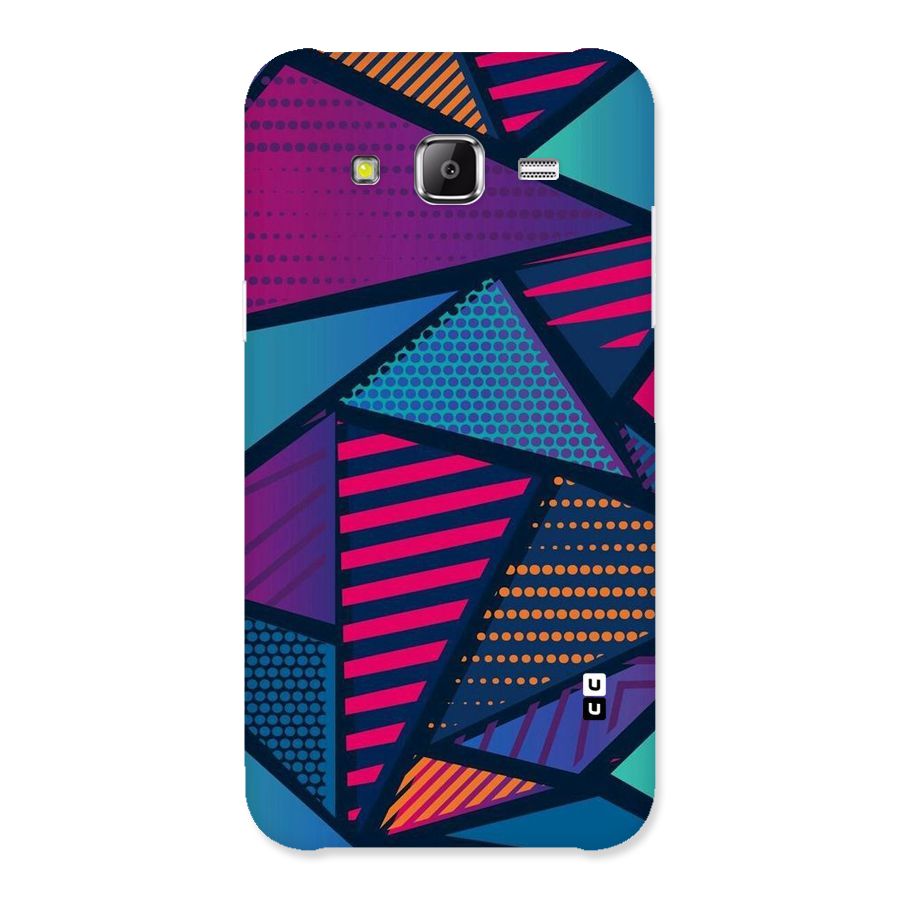 Abstract Lines Polka Back Case for Samsung Galaxy J2 Prime