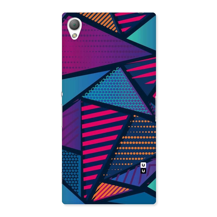 Abstract Lines Polka Back Case for Sony Xperia Z3