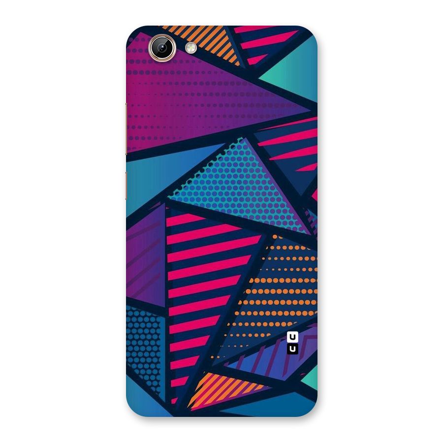 Abstract Lines Polka Back Case for Vivo Y71