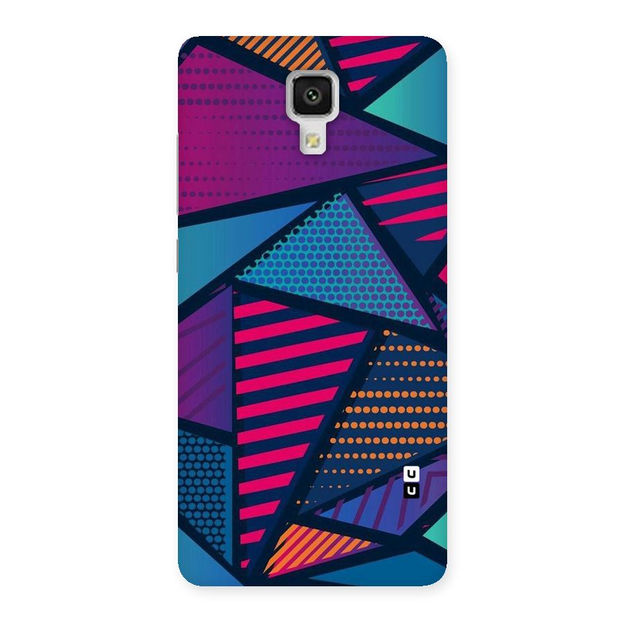Abstract Lines Polka Back Case for Xiaomi Mi 4