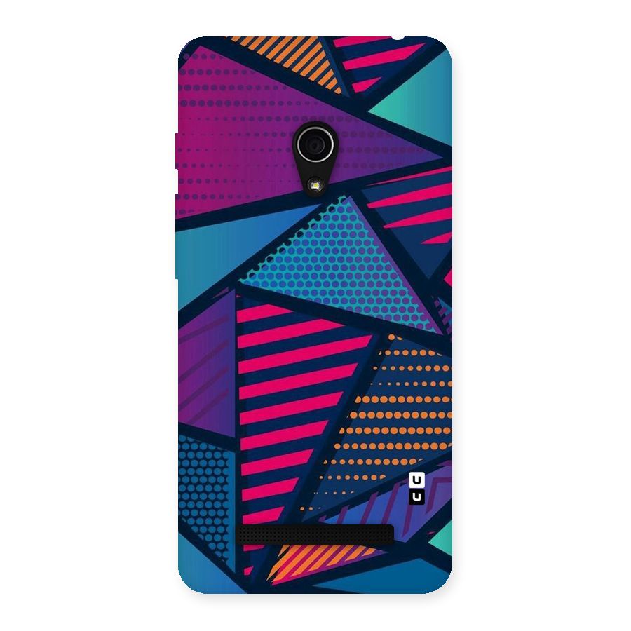 Abstract Lines Polka Back Case for Zenfone 5