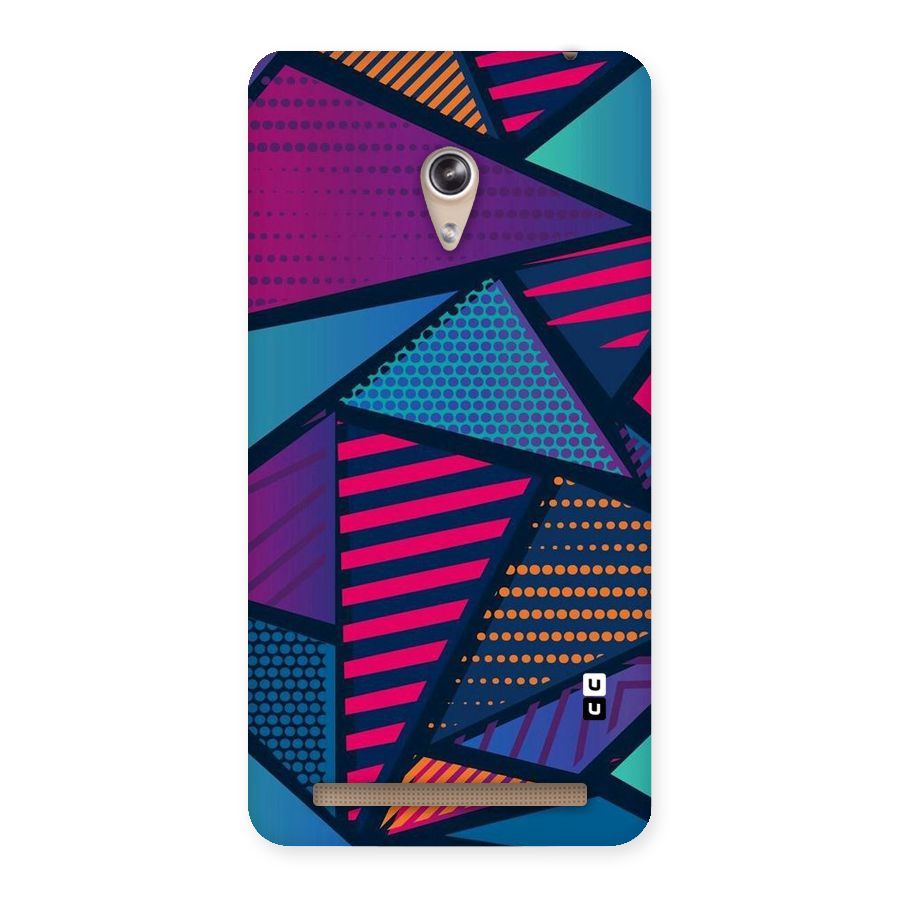 Abstract Lines Polka Back Case for Zenfone 6