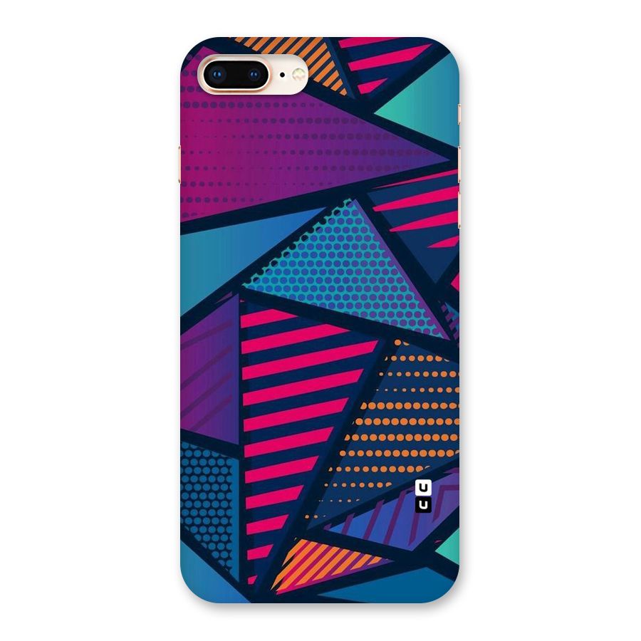 Abstract Lines Polka Back Case for iPhone 8 Plus