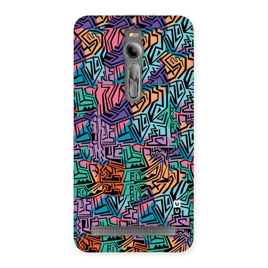 Abstract Lining Colors Back Case for Asus Zenfone 2