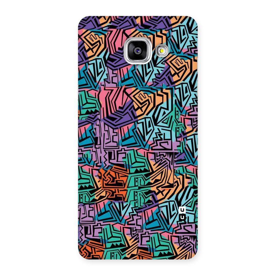 Abstract Lining Colors Back Case for Galaxy A5 2016