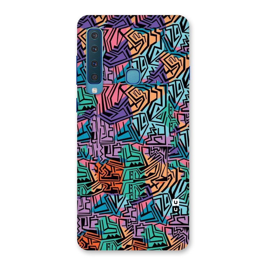 Abstract Lining Colors Back Case for Galaxy A9 (2018)