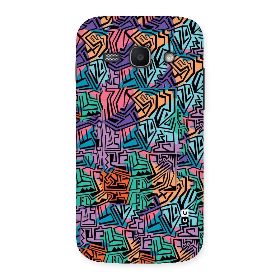 Abstract Lining Colors Back Case for Galaxy Ace 3