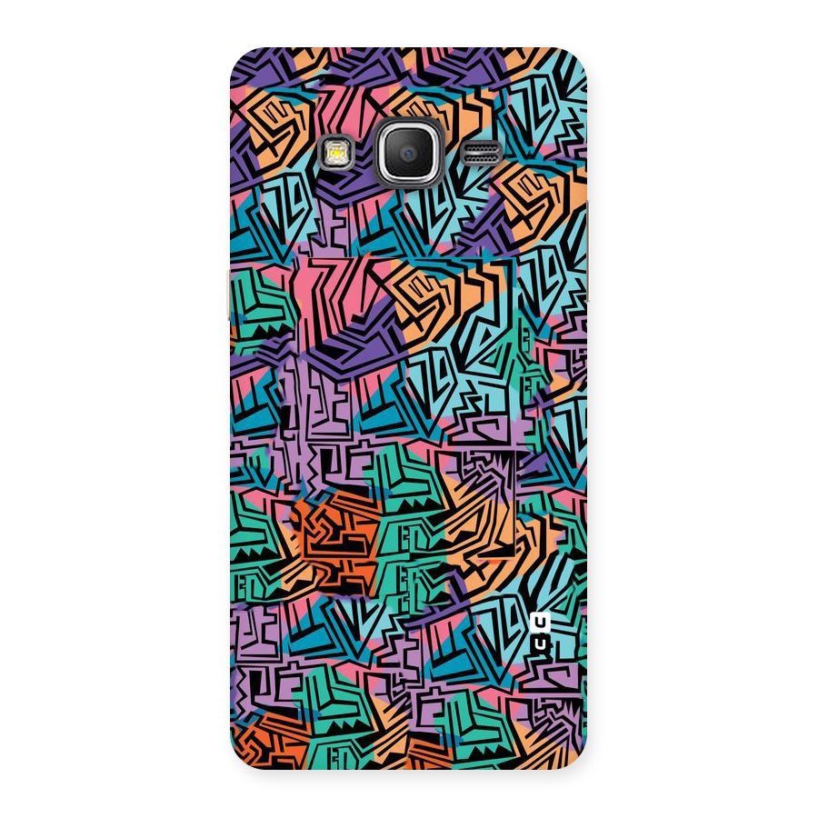 Abstract Lining Colors Back Case for Galaxy Grand Prime