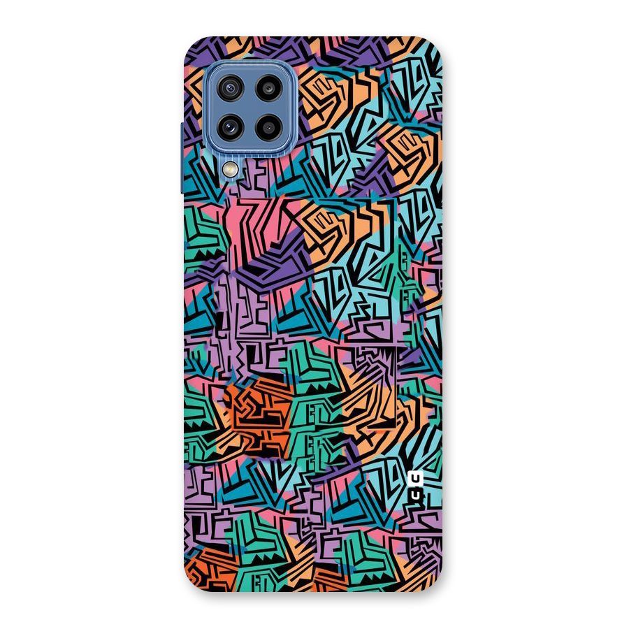 Abstract Lining Colors Back Case for Galaxy M32