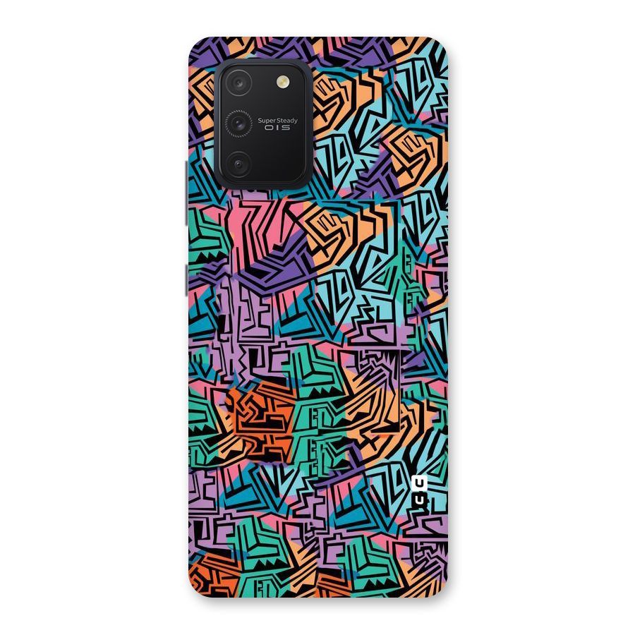 Abstract Lining Colors Back Case for Galaxy S10 Lite