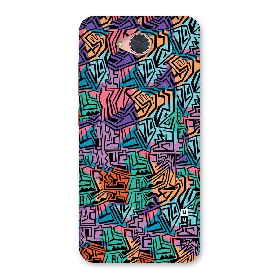 Abstract Lining Colors Back Case for Gionee S6 Pro