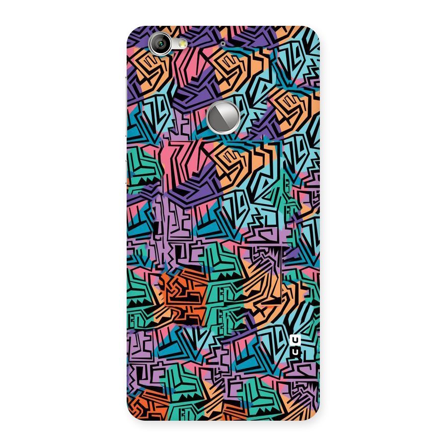 Abstract Lining Colors Back Case for LeTV Le 1s
