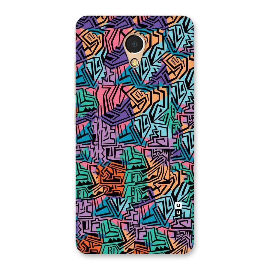 Abstract Lining Colors Back Case for Lenovo P2