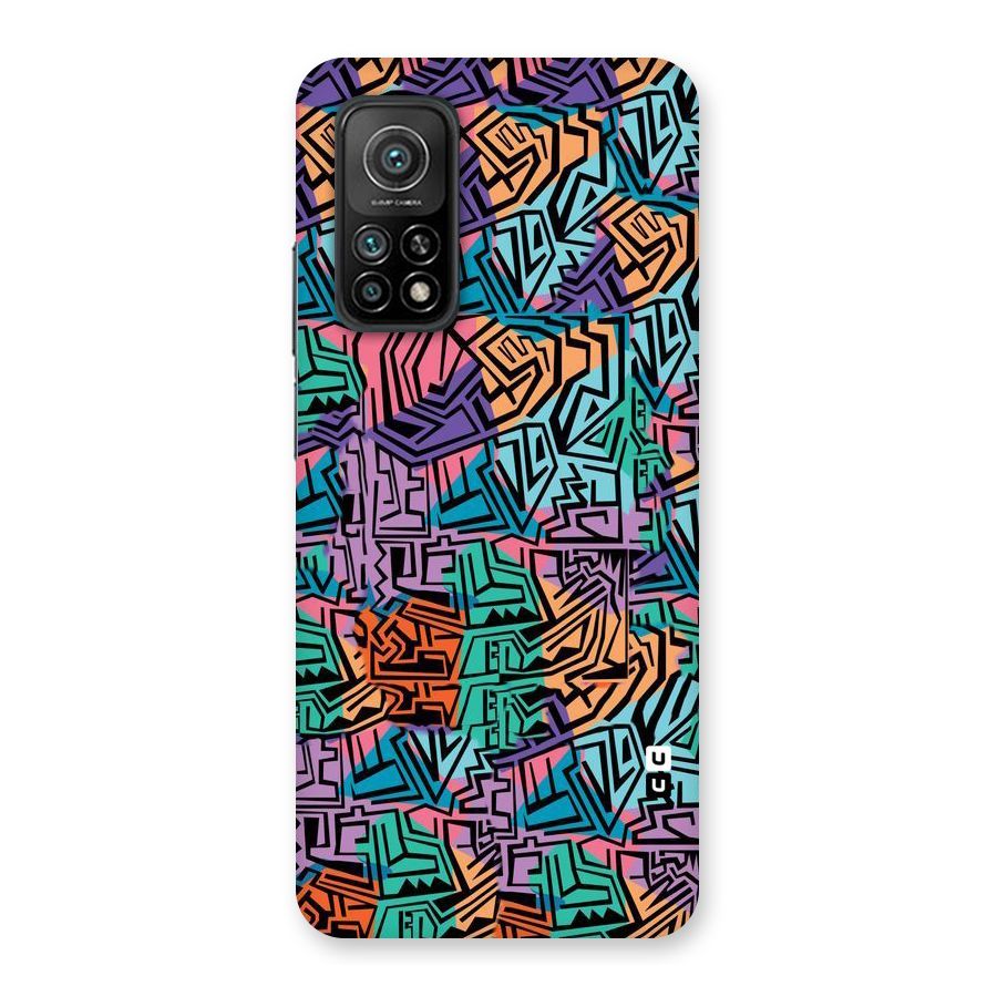 Abstract Lining Colors Back Case for Mi 10T 5G