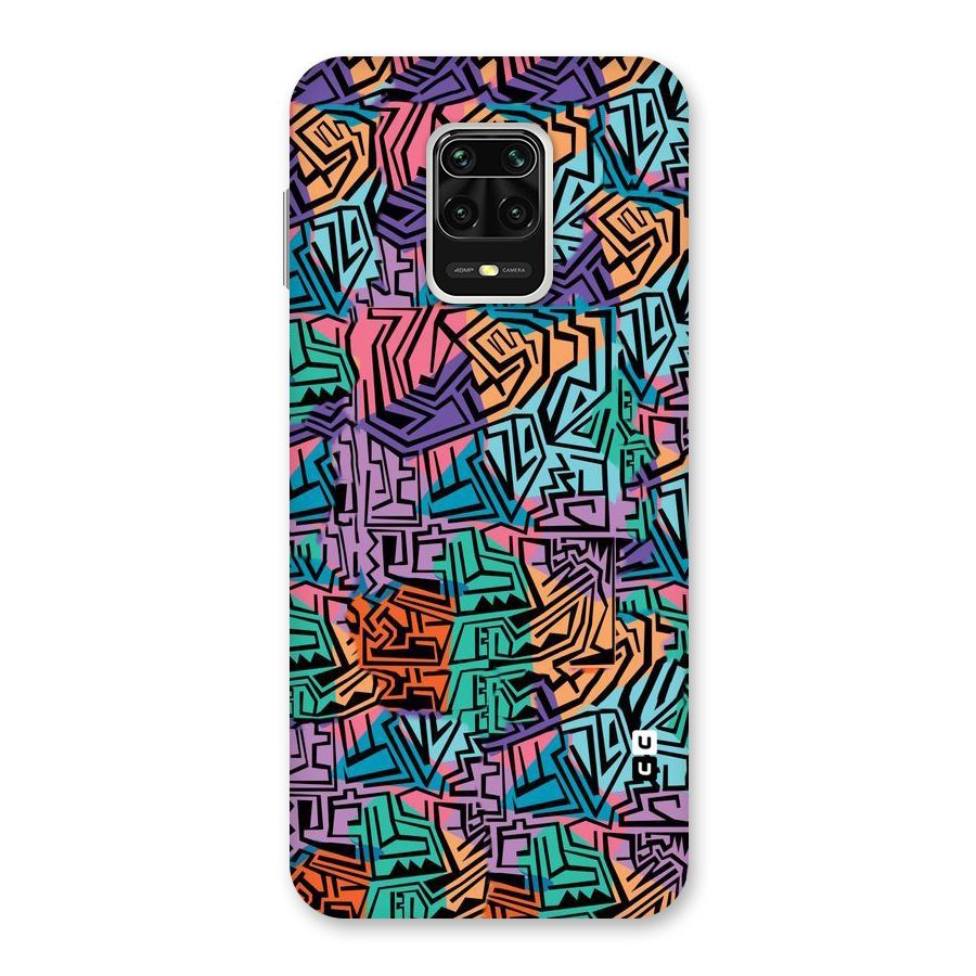 Abstract Lining Colors Back Case for Poco M2 Pro