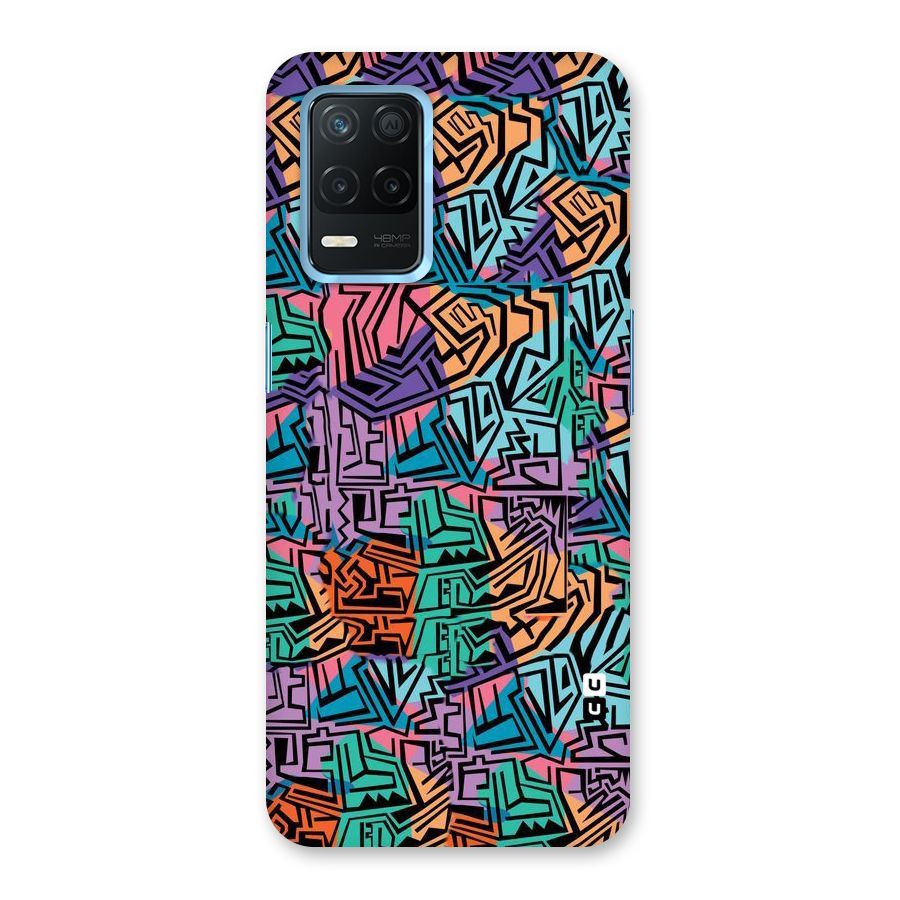 Abstract Lining Colors Back Case for Realme 8s 5G