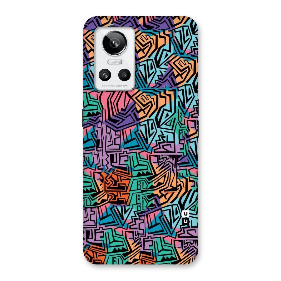 Abstract Lining Colors Back Case for Realme GT Neo 3