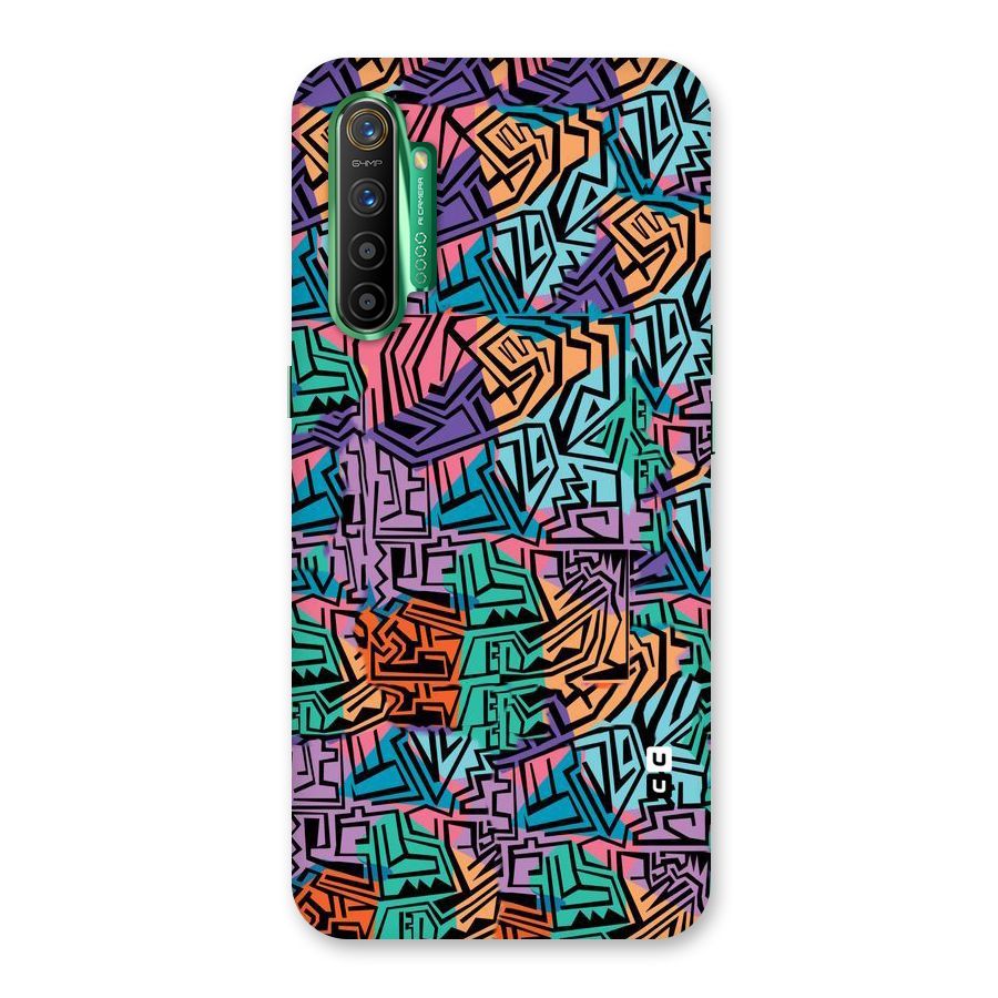 Abstract Lining Colors Back Case for Realme X2