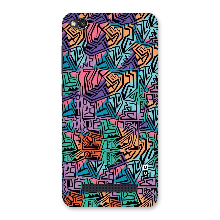 Abstract Lining Colors Back Case for Redmi 4A