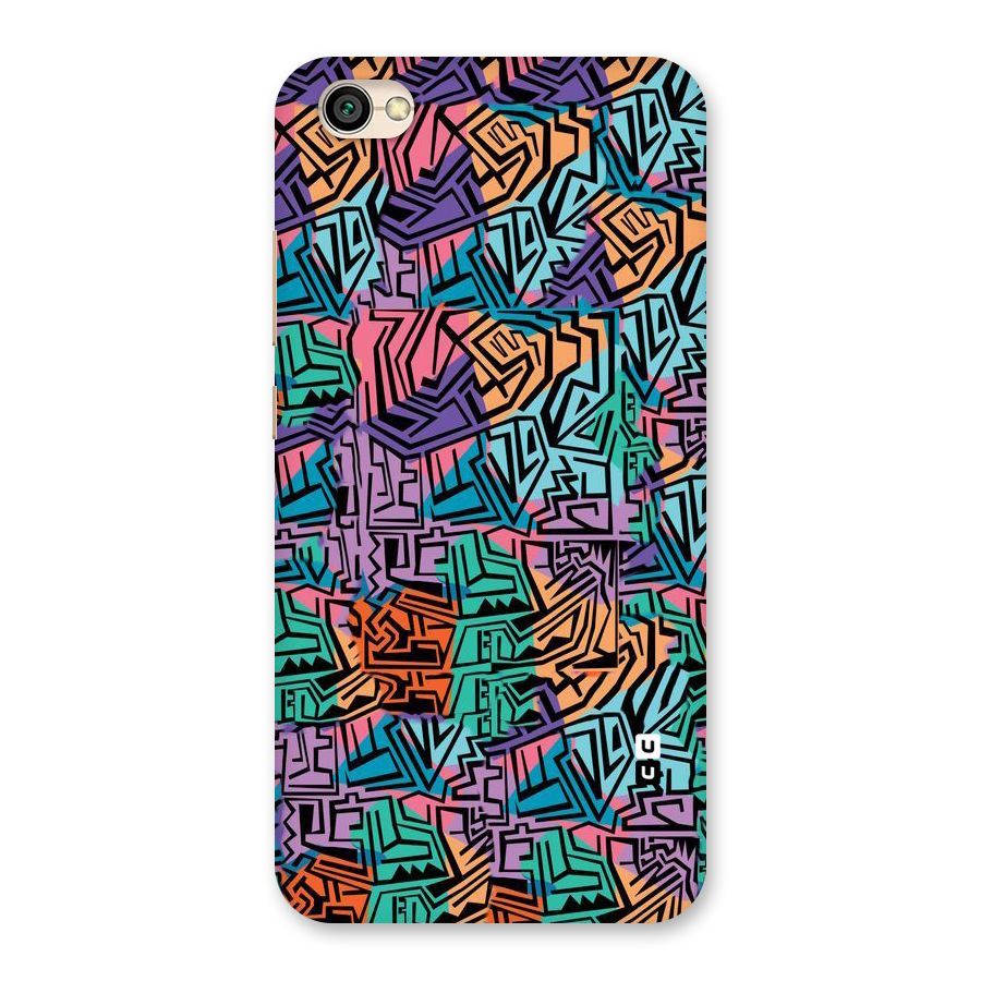 Abstract Lining Colors Back Case for Redmi Y1 Lite