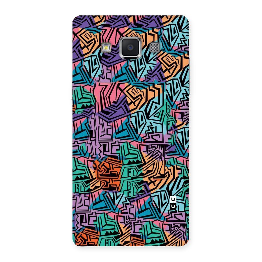 Abstract Lining Colors Back Case for Samsung Galaxy A5