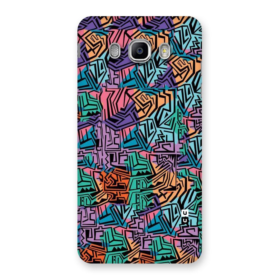 Abstract Lining Colors Back Case for Samsung Galaxy J5 2016