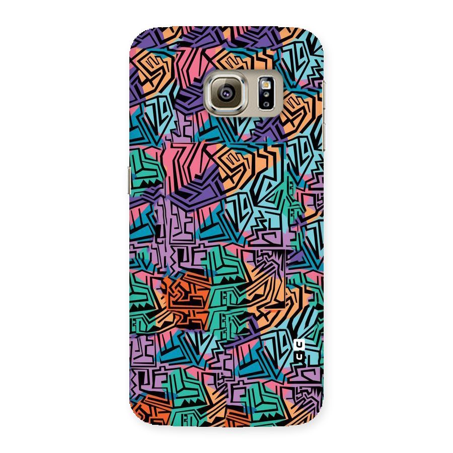 Abstract Lining Colors Back Case for Samsung Galaxy S6 Edge Plus