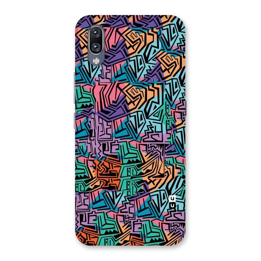 Abstract Lining Colors Back Case for Vivo NEX