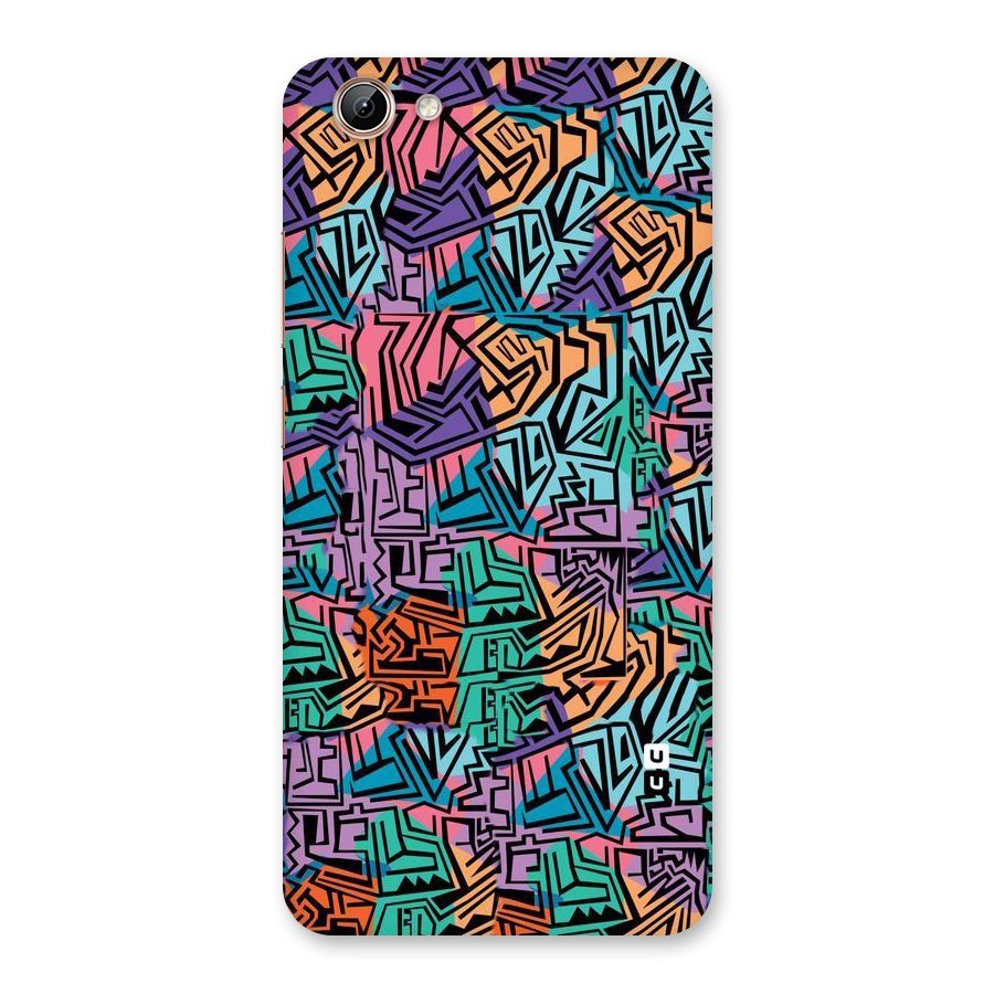 Abstract Lining Colors Back Case for Vivo Y71