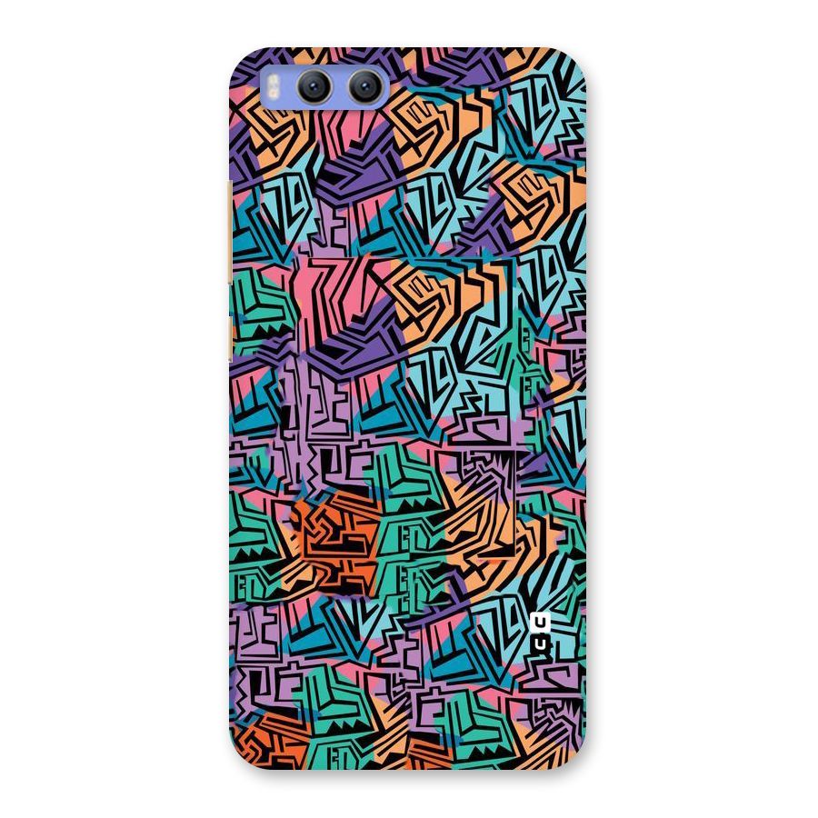 Abstract Lining Colors Back Case for Xiaomi Mi 6