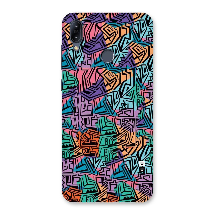 Abstract Lining Colors Back Case for Zenfone Max M2