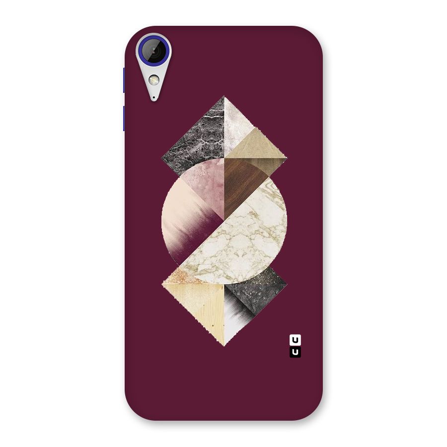 Abstract Marble Pattern Back Case for Desire 830
