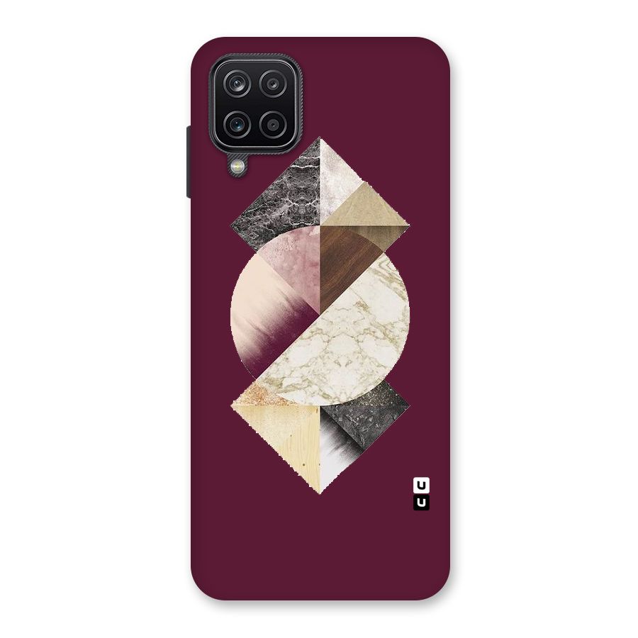 Abstract Marble Pattern Back Case for Galaxy A12