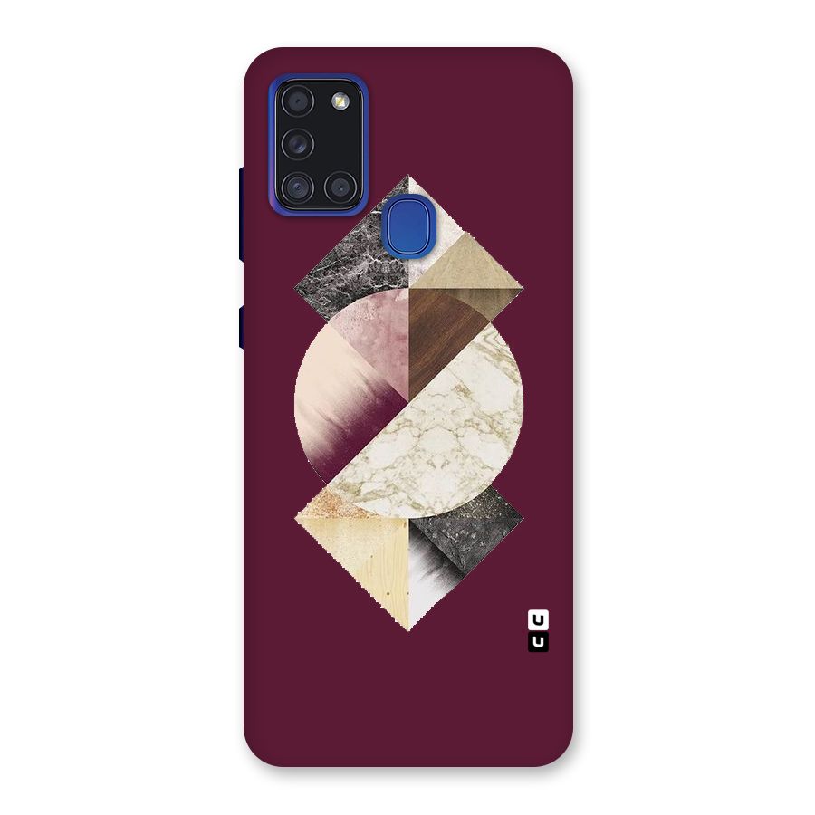 Abstract Marble Pattern Back Case for Galaxy A21s