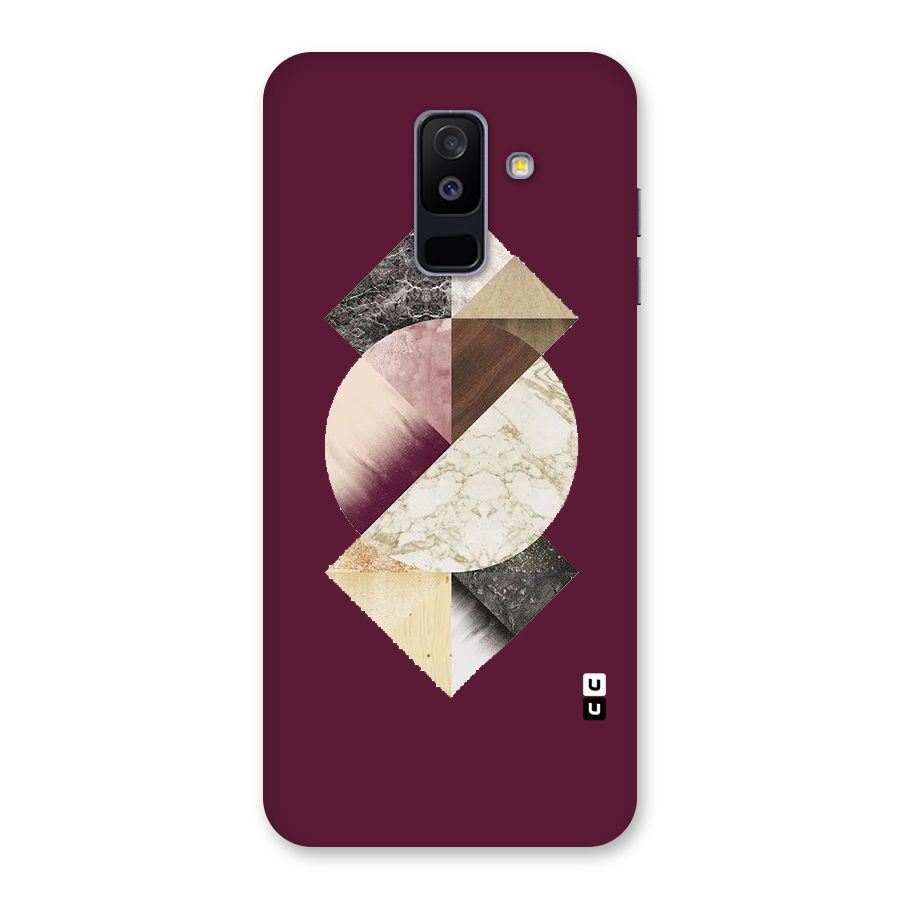 Abstract Marble Pattern Back Case for Galaxy A6 Plus
