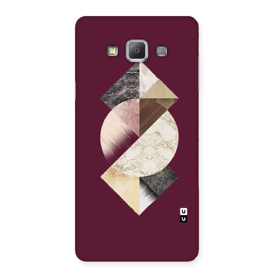 Abstract Marble Pattern Back Case for Galaxy A7